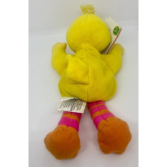 Tyco Sesame Street Beans Big Bird Plush NWT New 1997 30th Anniversary - Picture 2 of 5